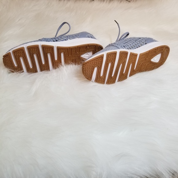 Just Fab Woven Blue Sneakers - Picture 4 of 6